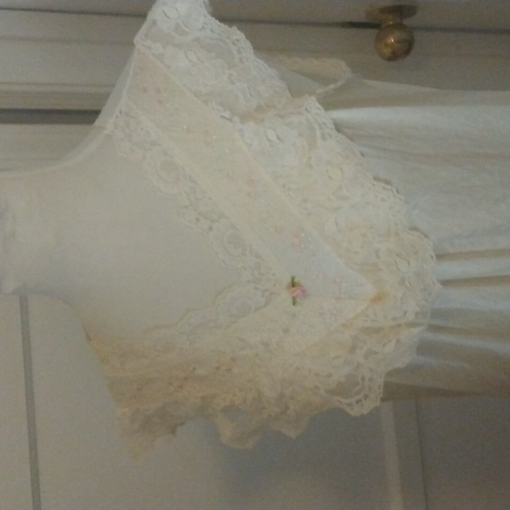Joan collins vintage lace nightgown